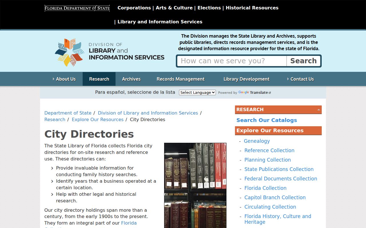 Wellington city directory State Library of Florida collection