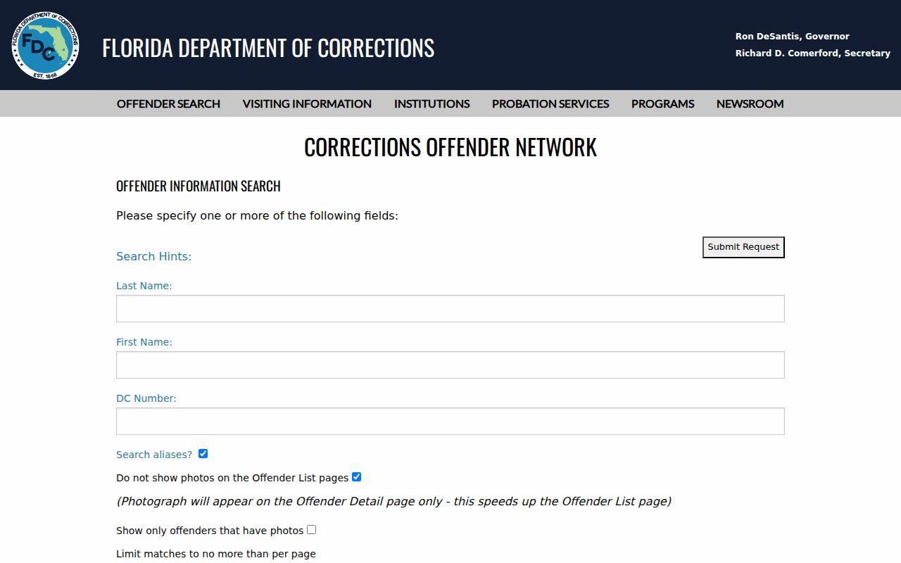Wellington residents directory Florida corrections offender search